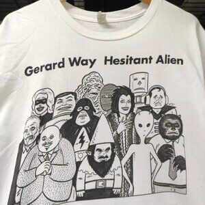 Gerard Way Hesitant Alien Album Promo T-Shirt 159
